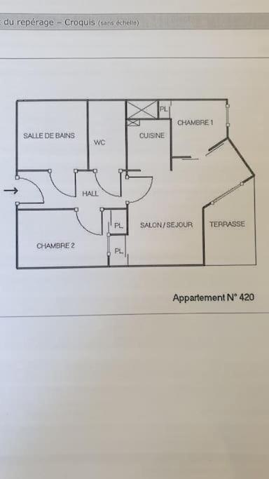 Spacieux Appartement 37M2-T3-Rdc-6 Personnes-100M Remontees Valmeinier Εξωτερικό φωτογραφία